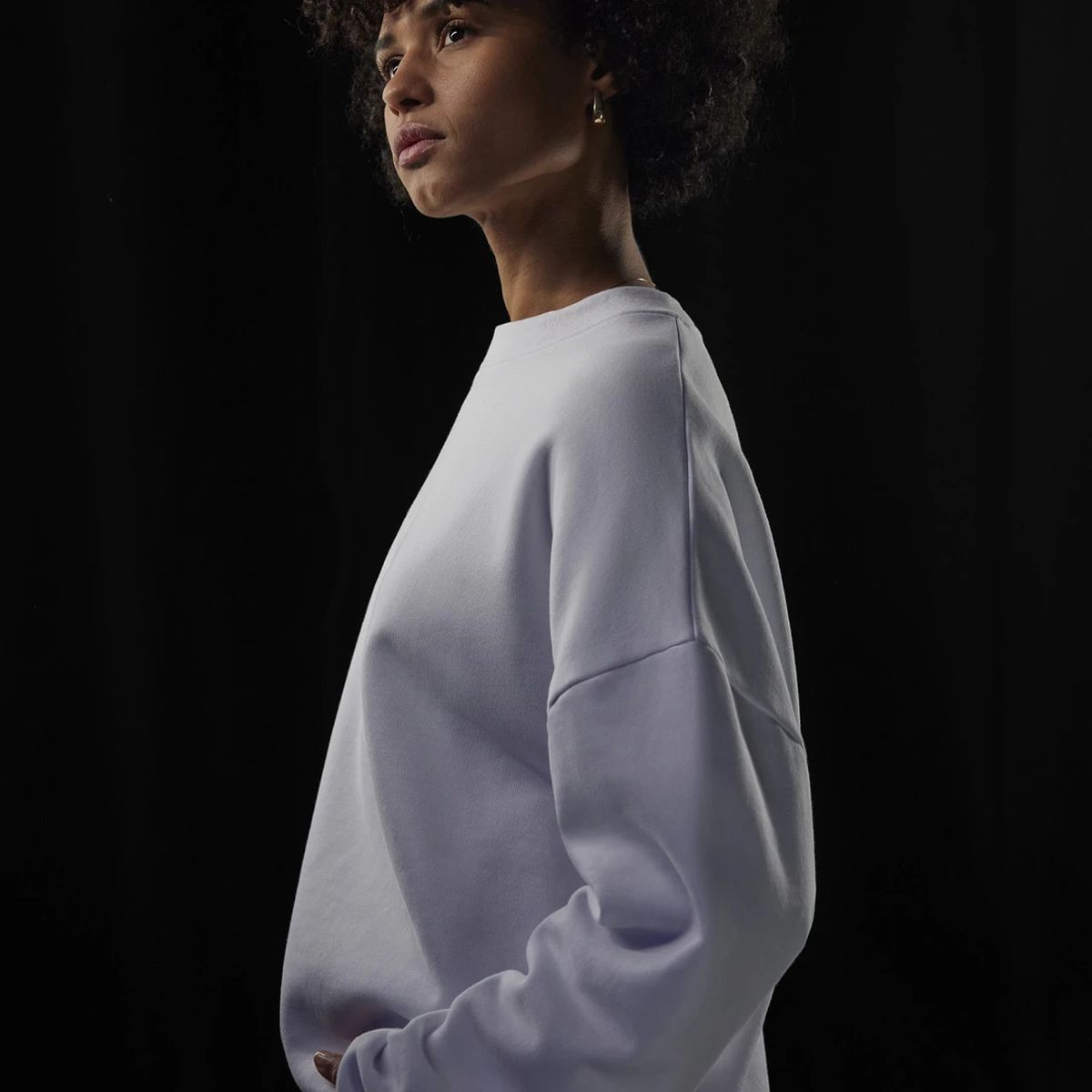 B&C Oversized Influence Crew Sweatshirt bedrucken | B & C