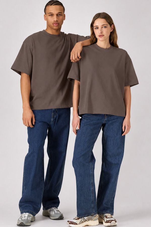 Stanley Stella Asher Schweres Oversized Unisex T-Shirt bedrucken | Stanley/Stella