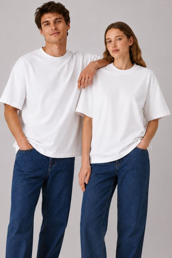 Stanley Stella Asher Schweres Oversized Unisex T-Shirt bedrucken | Stanley/Stella