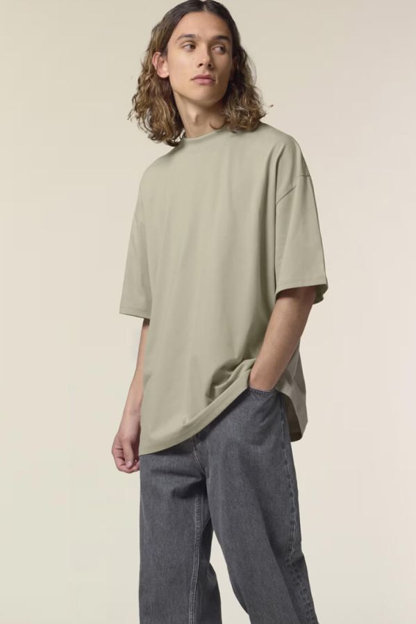 Stanley & Stella Blaster 2.0 Oversize T-Shirt mit Stehkragen bedrucken | Stanley & Stella