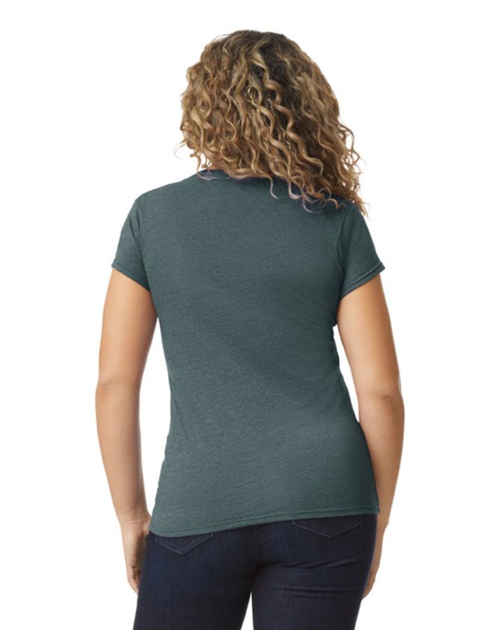 Softstyle V-Neck Damen T-Shirt bedrucken | Gildan