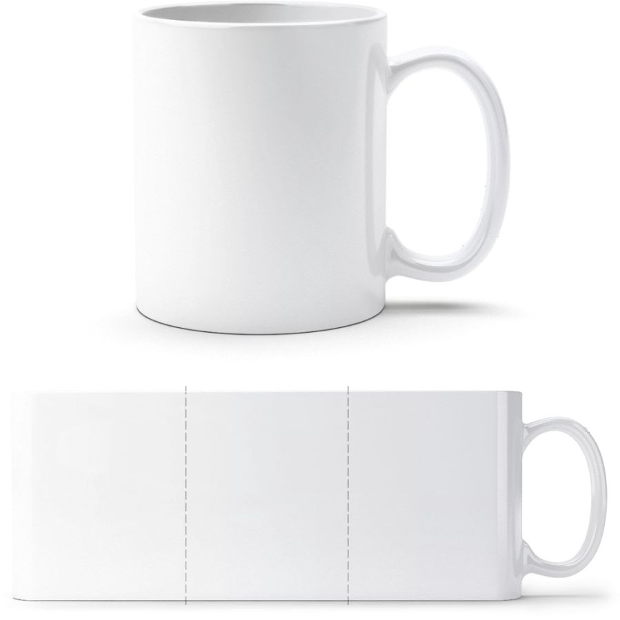 Weiße Tasse bedrucken | PrintEQ