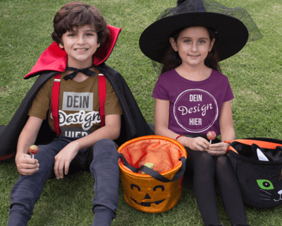 2. „Süßes, sonst gibt's Saures“ – ein gruseliges Halloween-T-Shirt für Kinder