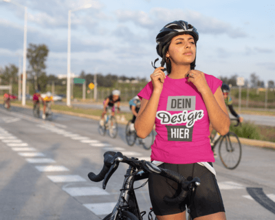 Damen Funktionsshirt mit Aufdruck versehen