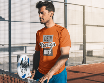 Herren Sport-T-Shirt mit Aufdruck versehen