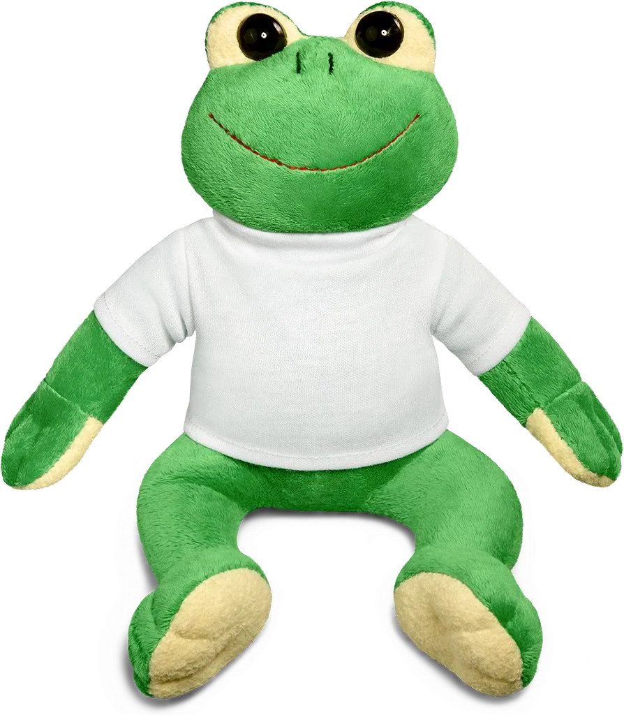 Kuscheltier Frosch bedrucken