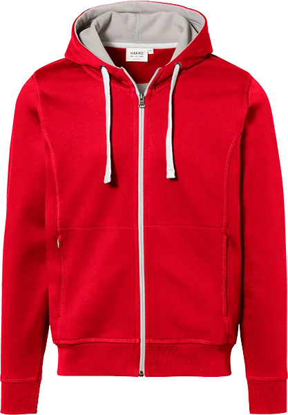 HAKRO Zip Hoodie Bonded Eco bedrucken