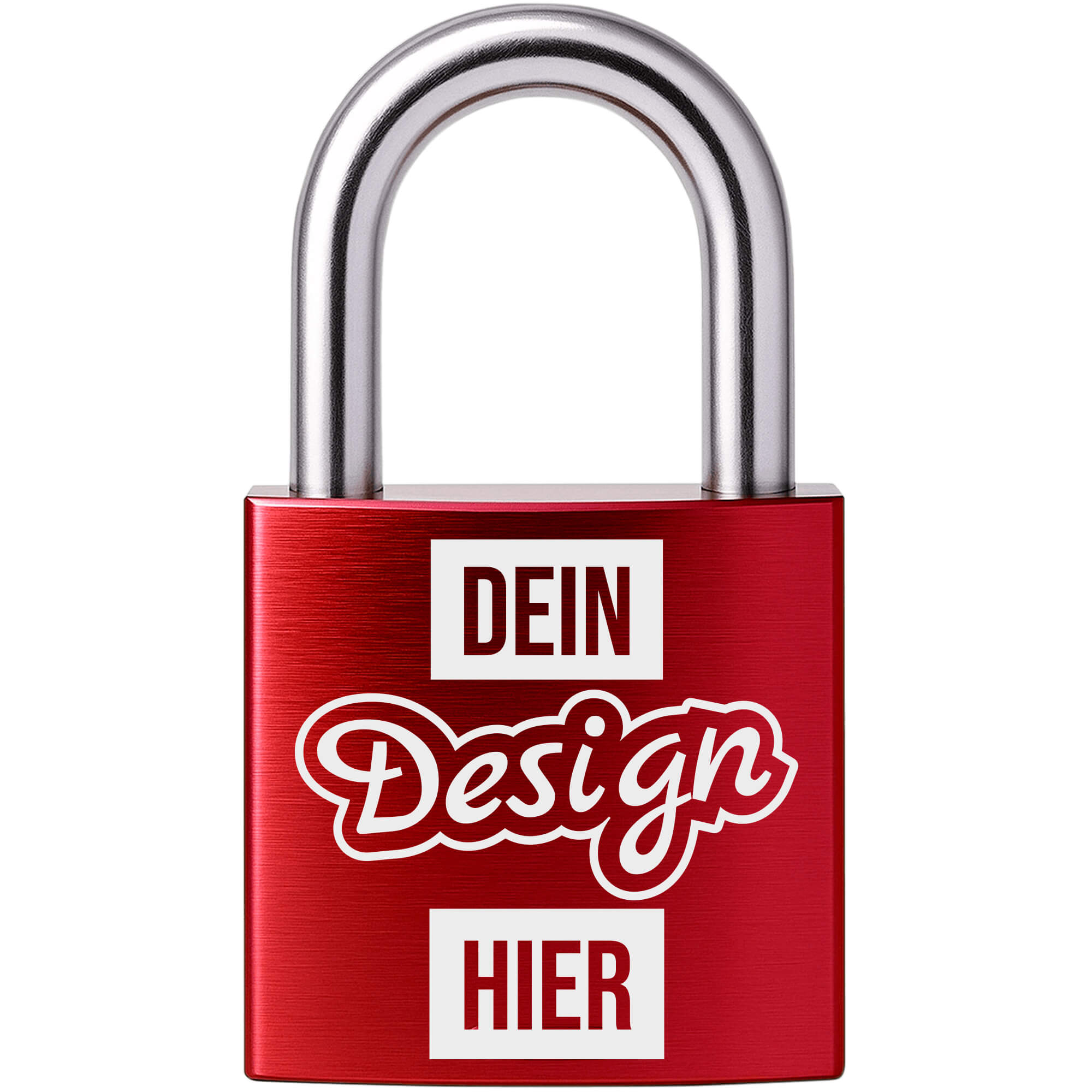 Omnishirt Premium Liebesschloss mit Gravur personalisieren