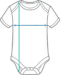 Baby Ringer Bodysuit Maßtabelle